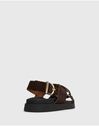 Betts - Myth Crossover Strap Footbed Sandals