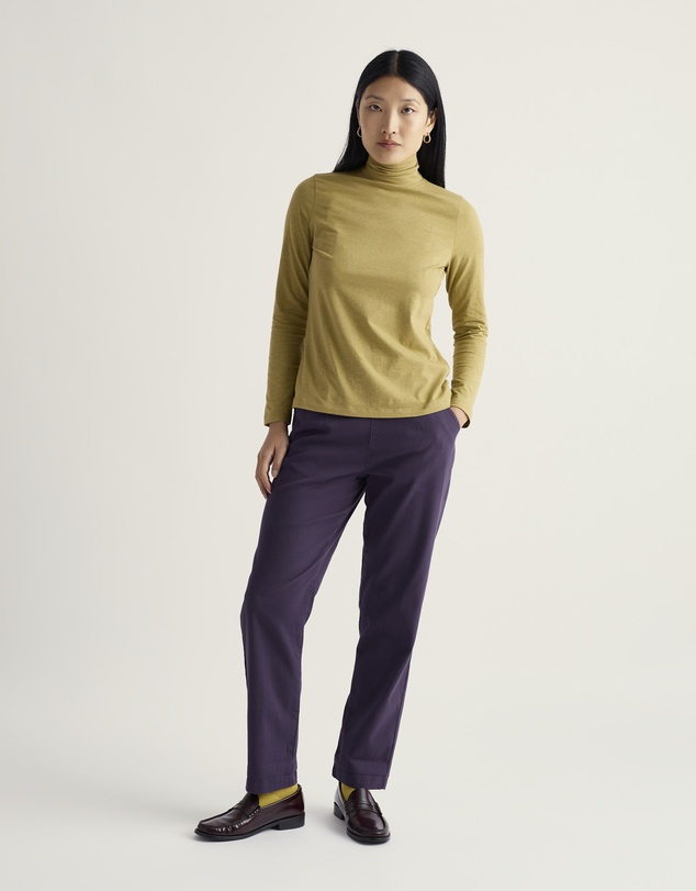Seasalt - Seasalt Cornwall Green Landing Roll Neck Top