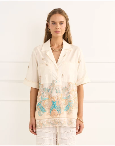 Heaven Australia - Tapestry Tatum Oversized Shirt