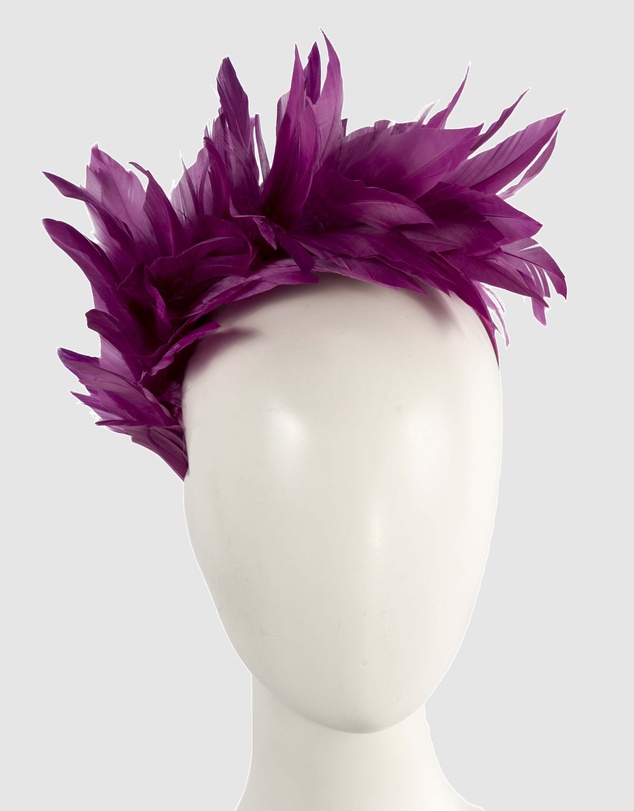 Max Alexander - Modern Magenta Racing Fascinator