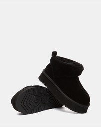 EVERAU - Australian Shepherd Ugg Eirwen Platform Cow Suede Upper UGG Boots