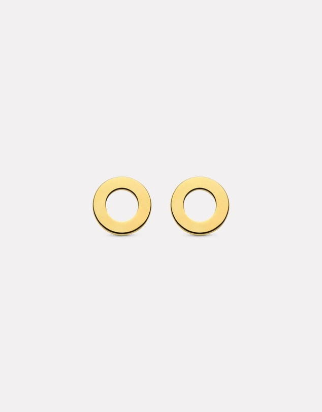 Najo - Sola Yellow Gold Stud Earring