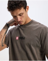 S Double - S Cube Mid Block SS Tee