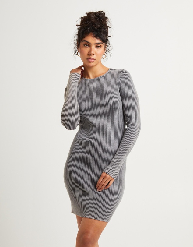 Insight - Acid Rave Rib Knit Dress