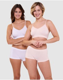 Billet Doux - Zen Attitude Seamless Underwear Shorty - 2 Pack