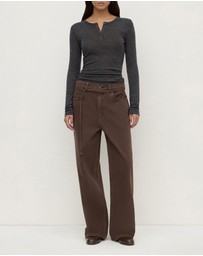 Assembly Label - Nora Merino Wool Henley Top