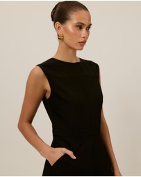 Tussah - Nora Suiting A-Line Midi Dress