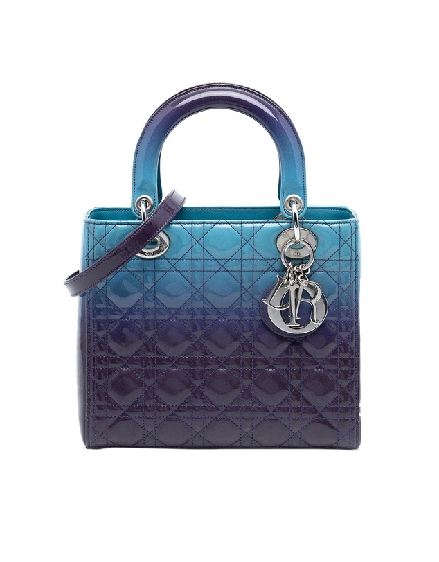 Pre-Loved by Azura Reborn - Pre-Loved Medium Ombre Patent Cannage Lady Dior