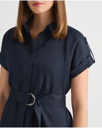 David Lawrence - Imogen Linen Belted Shirt