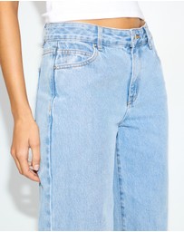 Dazie - Rome Baggy Low Rise Denim Jeans