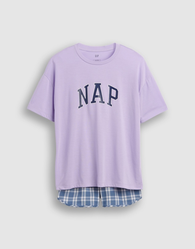 GAP - Oversized Tee Short Pyjama Set - Kids-Teens