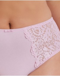 Kayser - 2 Pack Daily Essentials Stretch Lace & Cotton Full Brief (219)