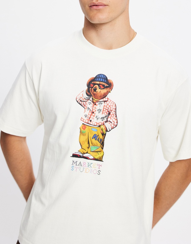 Market - Folk Fitted Bear T-Shirt