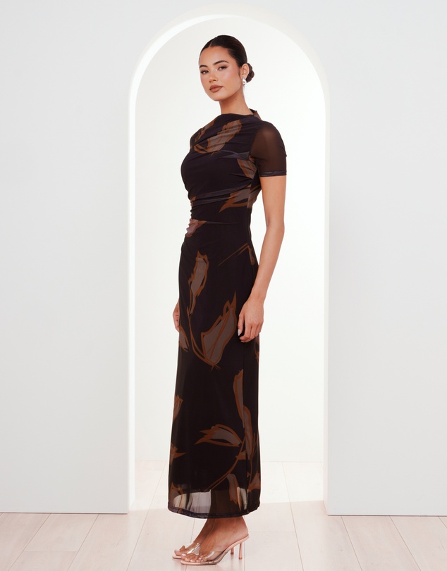 Pilgrim - Lenny Printed Mesh Dress