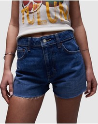 TOPSHOP - Denim A-Line Shorts