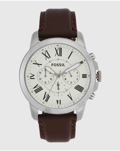 Fossil - Grant Brown Chronograph Watch