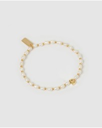Arms Of Eve - Initial Pearl Bracelet