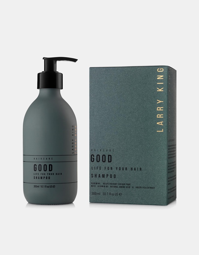 Larry King Haircare - Good Life Shampoo Bottle