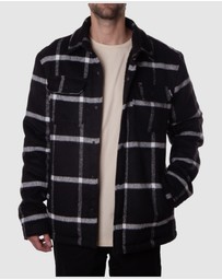 Fallen Footwear - Mens Lamb Jacket Black