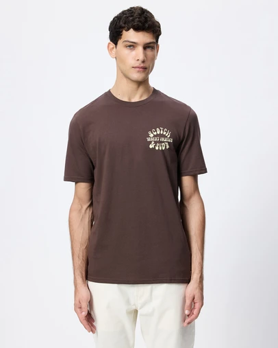 Scotch & Soda - Left Chest Artwork Regular-Fit T-Shirt
