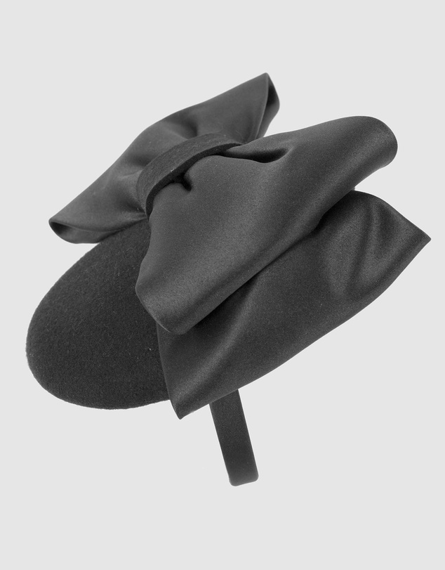 Max Alexander - Felt Winter Pillbox Fascinator with Bow