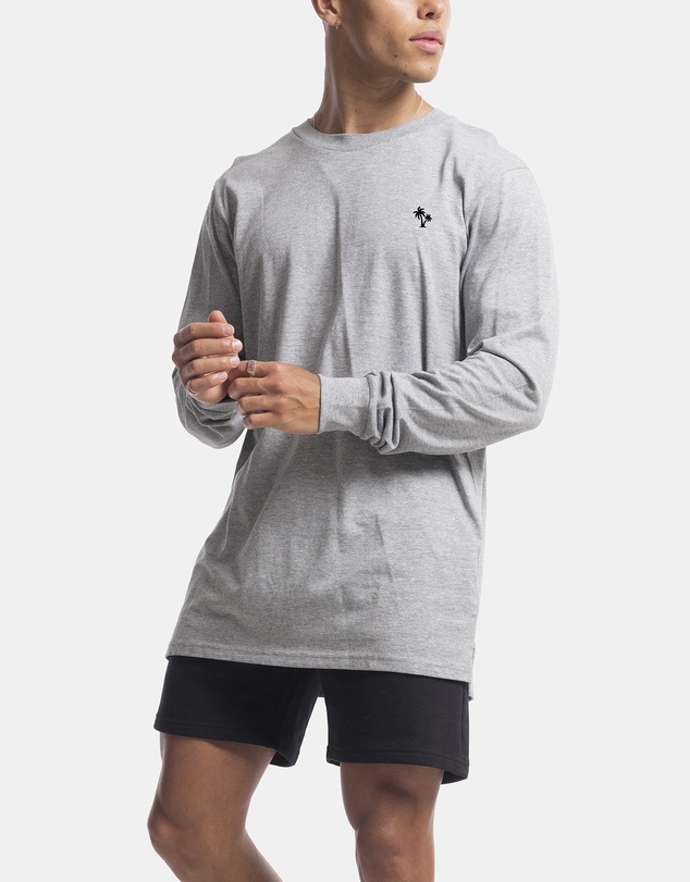 Vacancy Co - Palm Embroidery Long Sleeve Tee