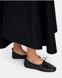 ARKET - Sporty Leather Ballerinas