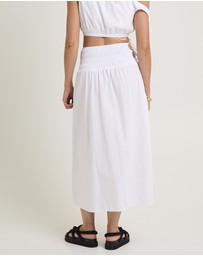 Subtitled - Clara Tie Side Maxi Skirt