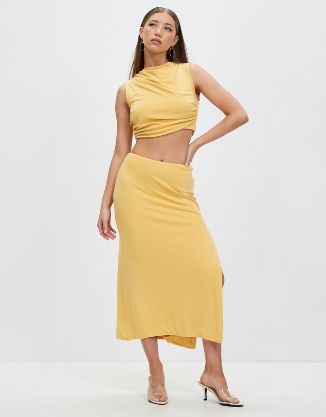 Third Form - Mode Split Side Midi Skirt