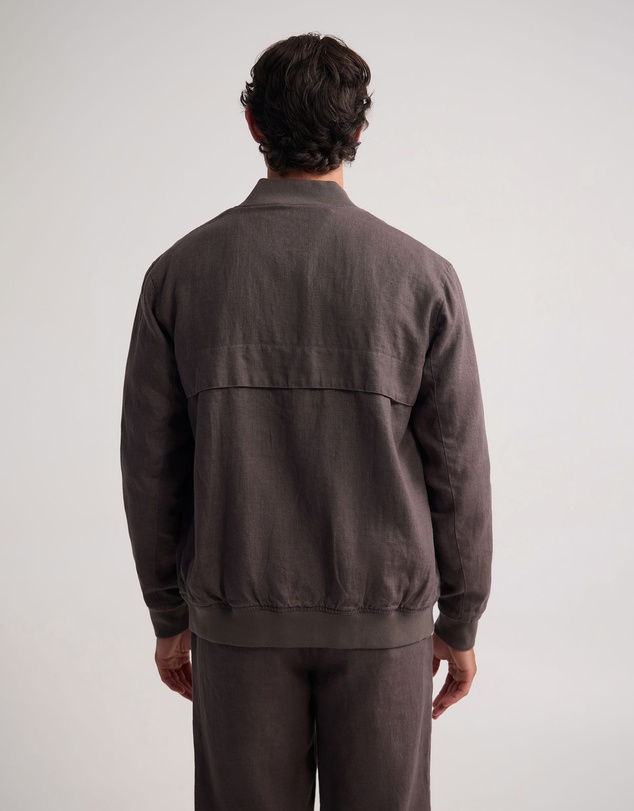 Oxford - Henry French Linen Bomber Jacket