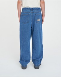 Huffer - Block Denim Jean/Rounder