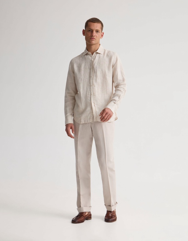 Oxford - Cooper Ls Organic Linen Shirt