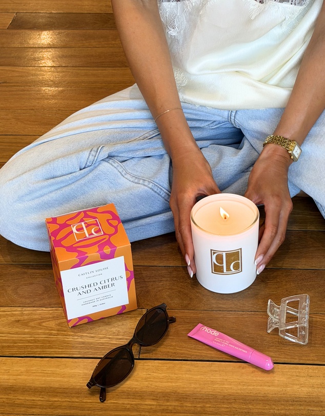 Caitlin Louise Collection - Crushed Citrus & Amber Candle