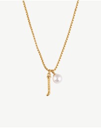 Zahar - Pearl Letter J Necklace