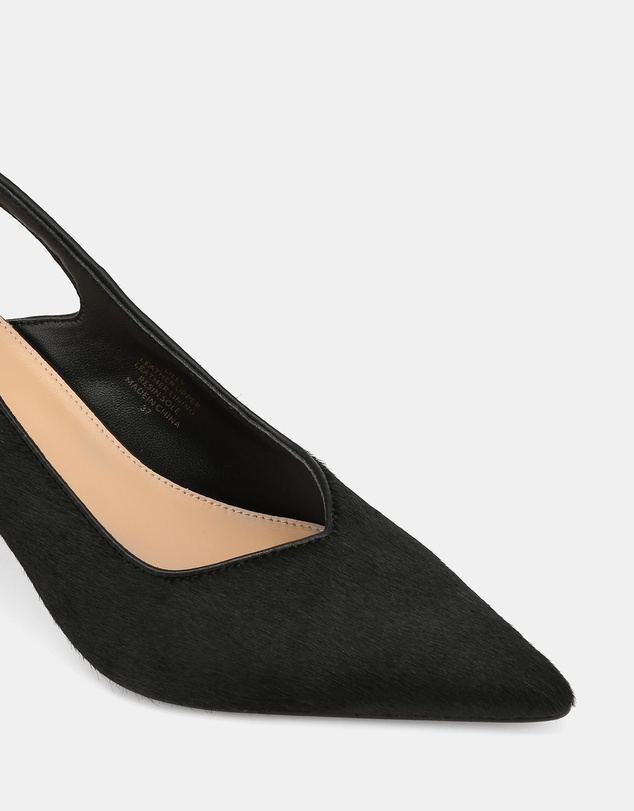 Wittner - Lilly Hair-on Leather Slingbacks