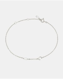 SAINT VALENTINE - Pearl Letter Bracelet - Silver