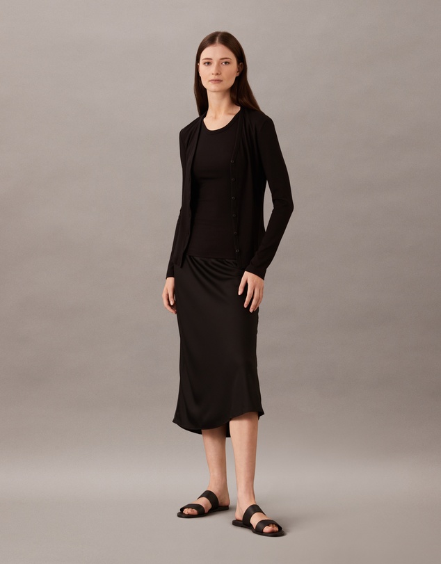 Calvin Klein - Modal Ribbed Cardigan
