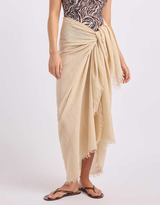 Seafolly - Beach Essential Textured Cotton Beach Wrap