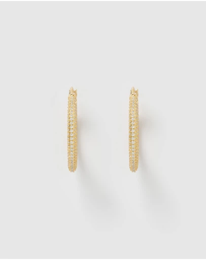 Izoa - Alexa Hoop Earrings