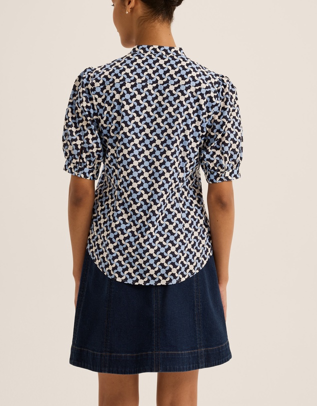 Review - Checkers Puff Sleeve Shirt