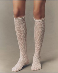 High Heel Jungle - Lace Knee Socks
