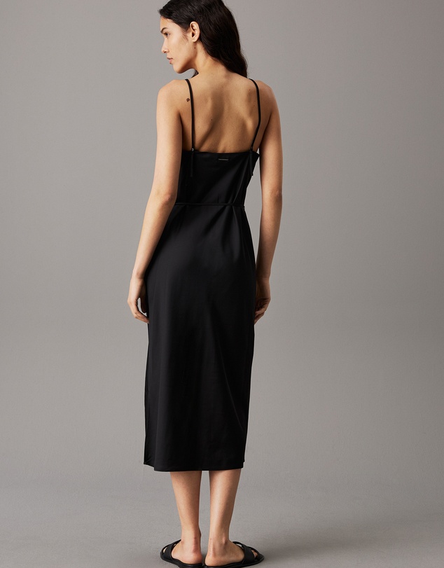 Calvin Klein - Crepe Midi Slip Dress