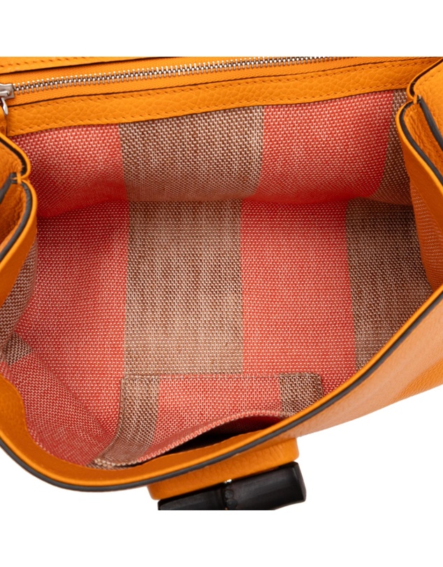 Pre-Loved by Azura Reborn - Pre-Loved Small Leather Bamboo Daily Satchel
