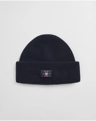 Gant - Ribbed Cotton Blend Beanie