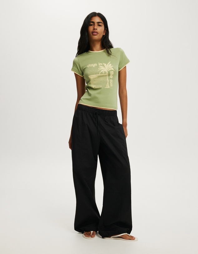 Cotton On - The Double Layer Tiny Graphic Tee