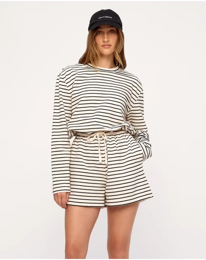 Zulu & Zephyr - Stripe Jersey Sport Shorts