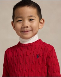 Polo Ralph Lauren - Cable-Knit Cotton Sweater - ICONIC EXCLUSIVE - Kids