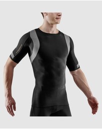 SKINS - Mens Compression Short Sleeve Top Black