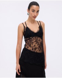 Minima Esenciales - Fara Asym Lace Top