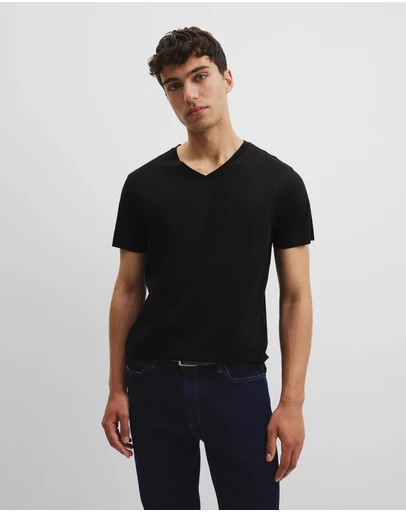 Country Road - Pima Cotton V-neck T-shirt